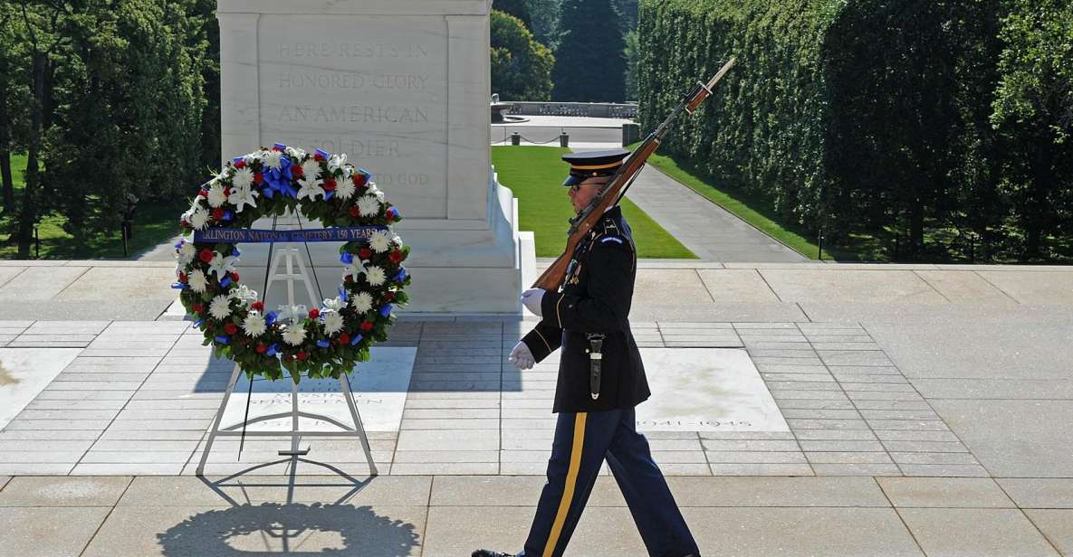 Arlington Cementary & Guard Ceremony With Iowa Jima Memorial - Full Description