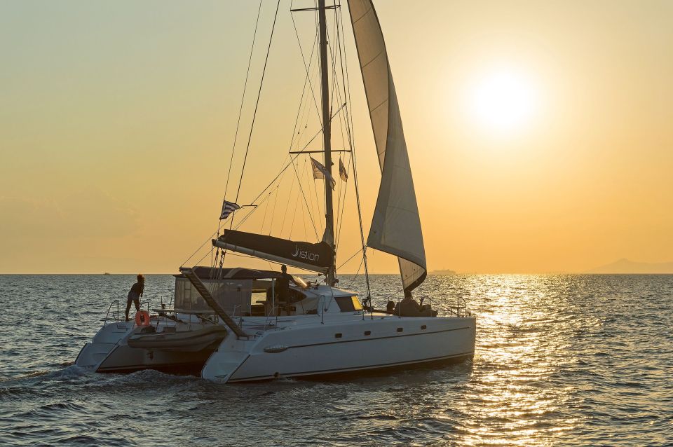 Athens Full-Day Cruise With a Sailing Catamaran - Booking Details