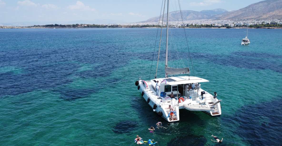 Athens Riviera Private Catamaran Cruise With Meal and Drinks - Itinerary Highlights