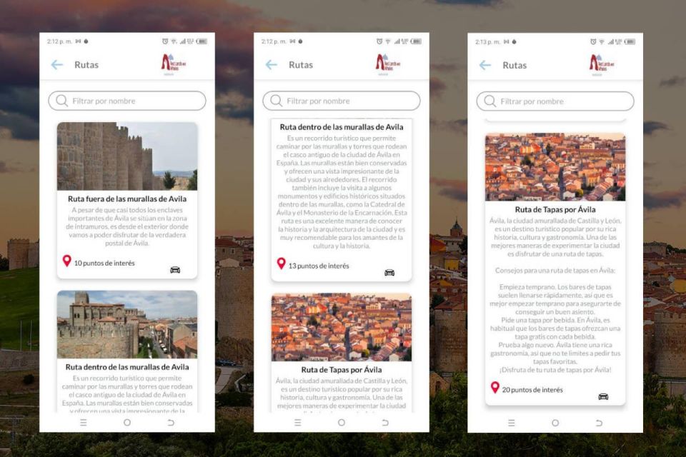 Avila Self-Guided Tour App With Multilingual Audio Guide - Booking Information