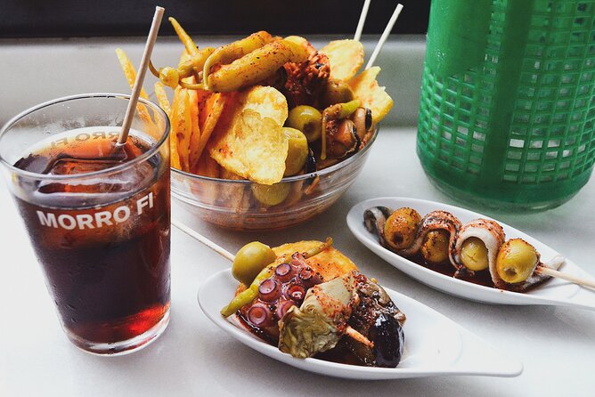 Bar Crawl in Barcelona With Spanish Wines, Vermut, Cold Beer and Tapas - Included Tastings