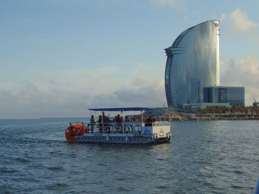 Barcelona: 1.5-Hour Private Scenic Pedal Boat Tour - Tour Highlights