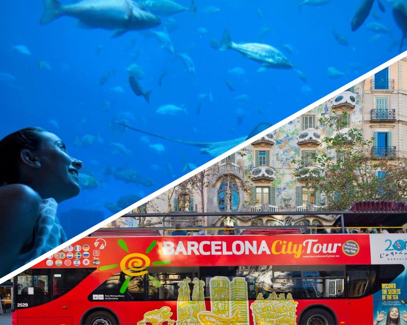 Barcelona: Hop-On Hop-Off Bus & Aquarium Tour - Important Information