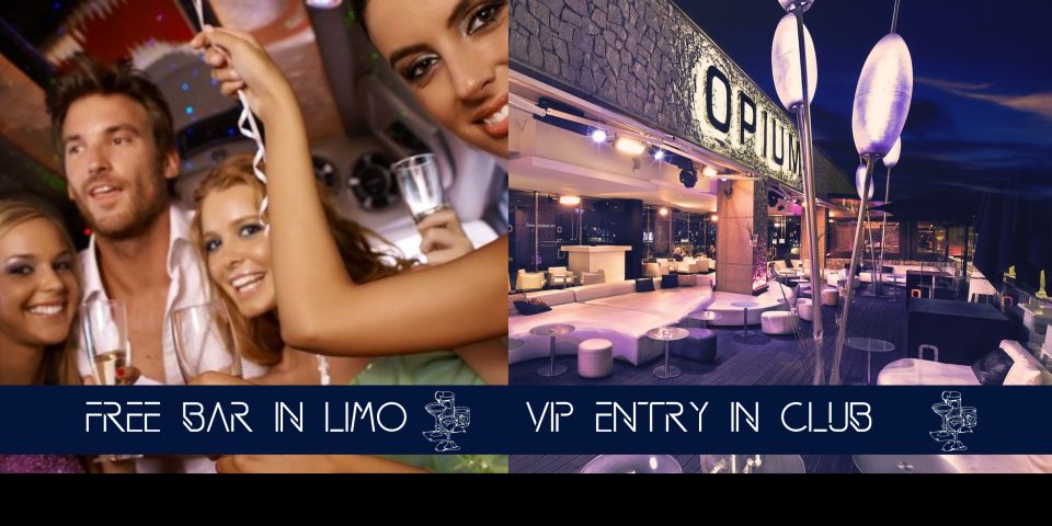 Barcelona: Limousine Ride With Drinks & Entry to Nightclub - Included Features