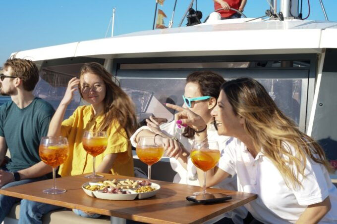 Barcelona: Lunch or Dinner Catamaran Sailing Tour - Customization Options Available