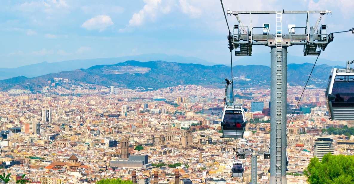 Barcelona: Montjuïc Cable Car Ticket With 2 Audio Guides - Important Information