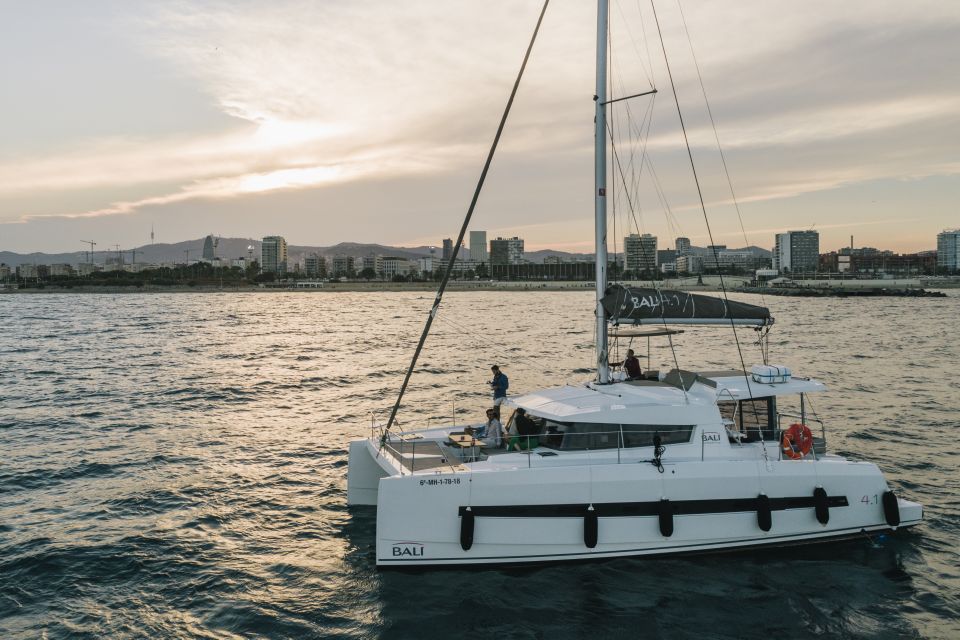 Barcelona: Private Catamaran Sailing With Drinks and Snacks - Full Description