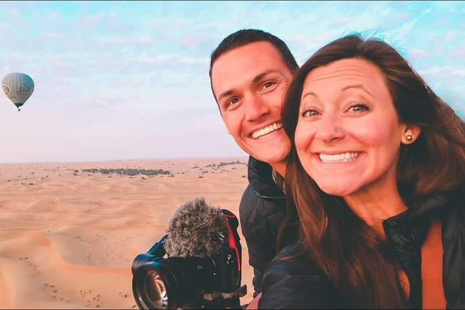 Beautiful Hot Air Balloon of Dubai Desert - Spectacular Views From Above