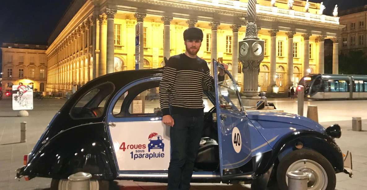 Bordeaux by Night: Private Tour in a Citroën 2CV - Tour Highlights