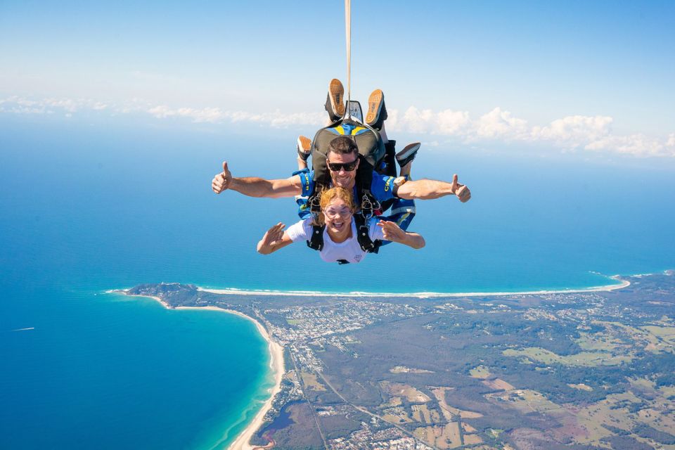 Byron Bay Tandem Skydive With Transfer Options - Inclusions
