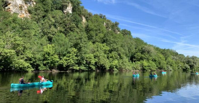 Canoe Trip on the Wild Itinerary, Dordogne : St Julien-Cénac - Duration and Distance