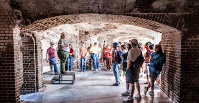 Charleston: Fort Sumter Entry Ticket With Roundtrip Ferry - National Park Ranger Guided Tour