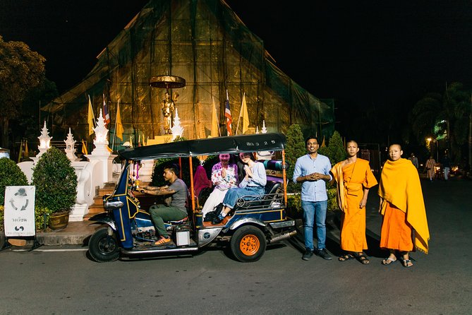 Chiang Mai Small Group Tuk Tuk Experience Under the Moonlight - Moonlit Route Details