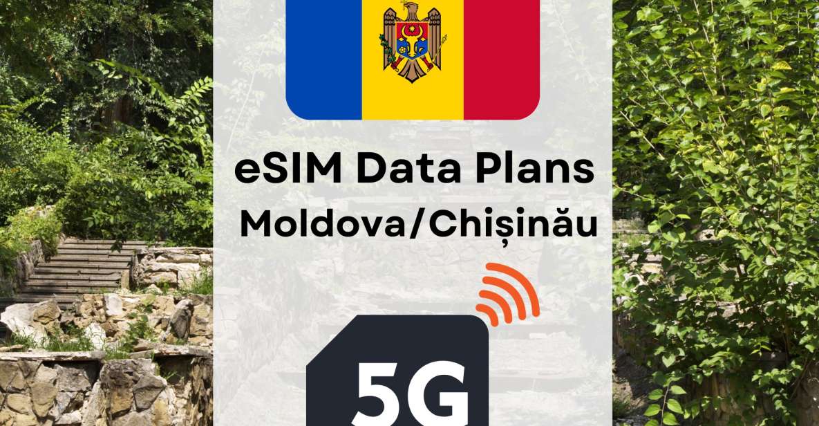 Chișinău: Esim Internet Data Plan Moldova High-Speed 5G - Coverage and Navigation