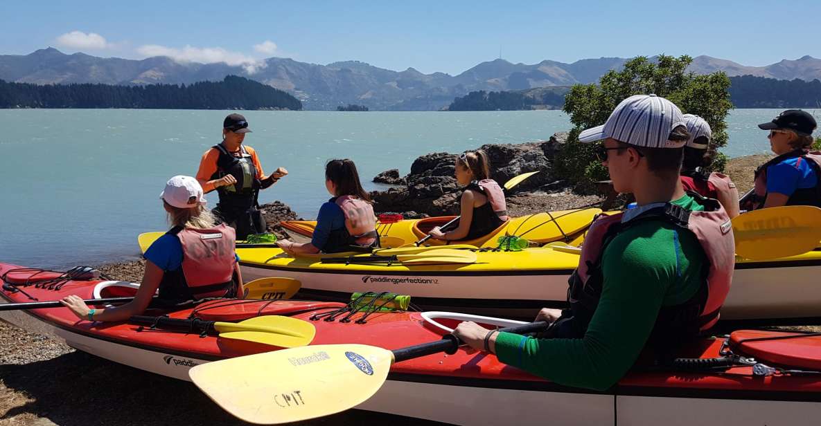 Christchurch: Sea Kayaking Tour of Lyttelton Harbour - Tour Duration and Guide