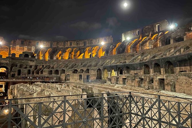 Colosseum Under the Moon: Exclusive Night Tour With Underground and Arena Access - Cancellation Policy Details