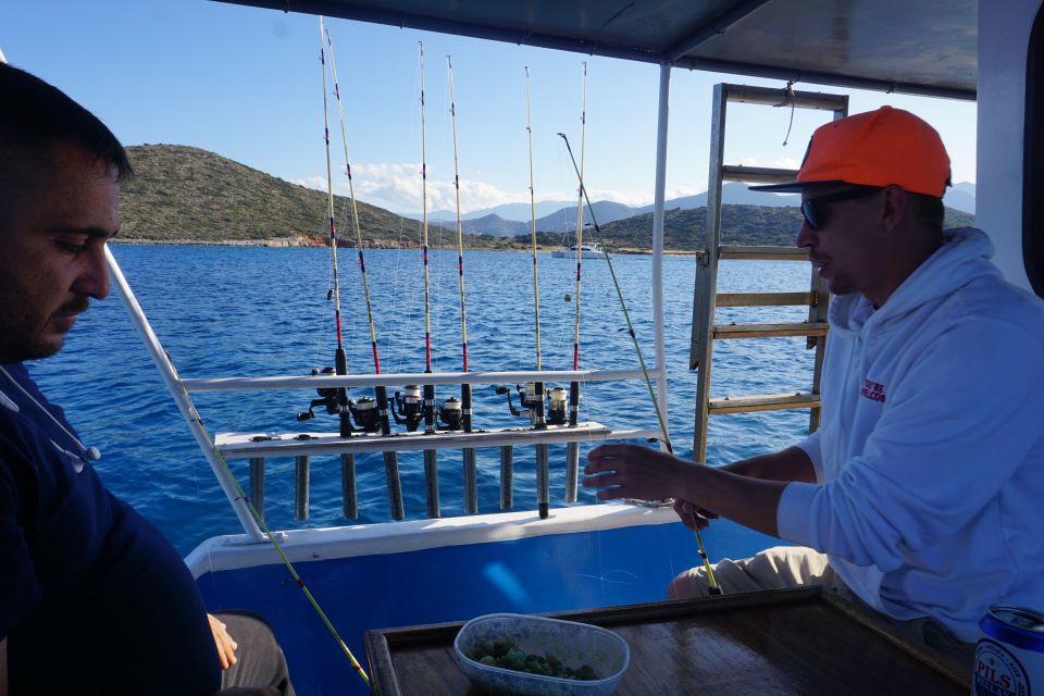 Crete: Fishing & Swimming Boat Cruise With Fresh Fish Lunch - Itinerary Overview