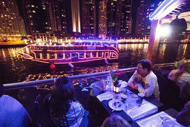 Dhow Cruise Dinner - Marina Dubai With Transfers - Dining Experience and Entertainment Highlights