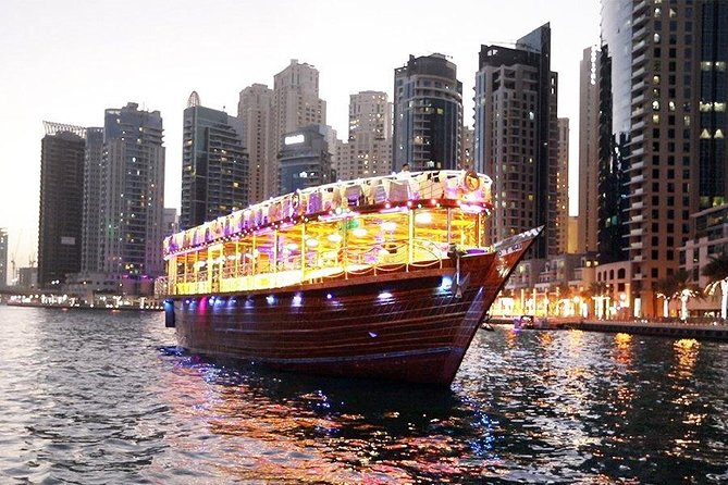 Dhow Dinner Cruise at Dubai Marina With Hotel Pick up on Sharing Transfer - Witness Traditional Tanura Dance Performance