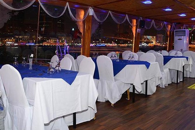 Dhow Dinner Cruise With Tanoura Show Along Dubai Creek - Inclusions and Policies