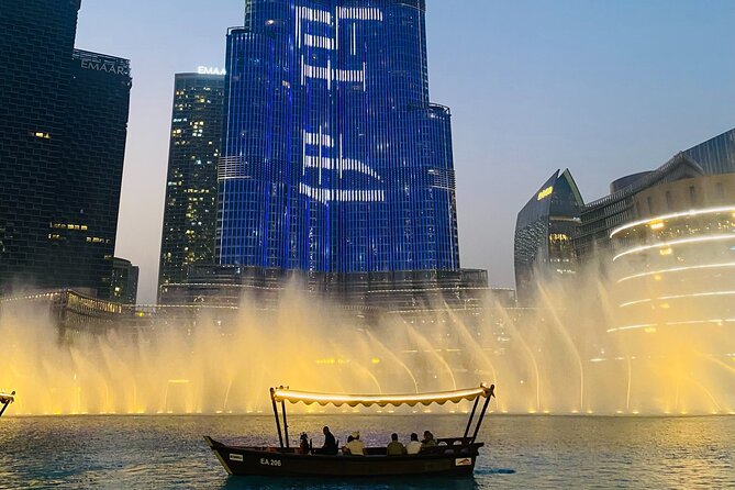 Dubai Fountain Show And Lake Ride - Feedback for Decision-making