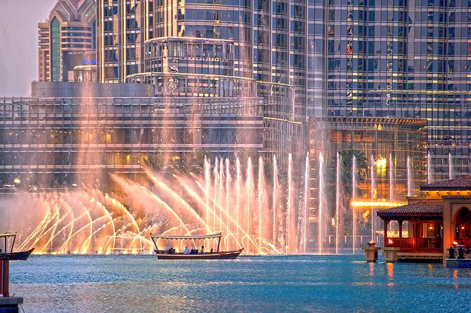 Dubai Fountain Show Lake Ride Tickets - Pickup and Starting Time