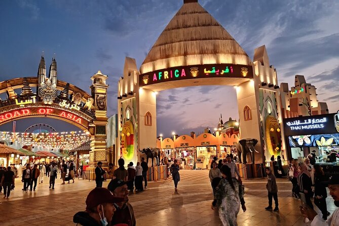 Dubai Global Village and Half Day Private City Tour - Booking Information