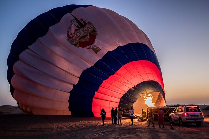 Dubai Hot Air Balloon With Breakfast Camel Ride & Falcon Show