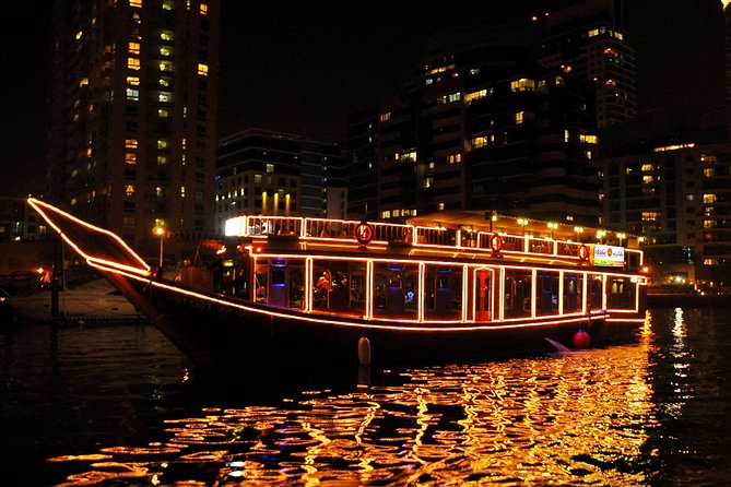 Dubai Marina Dhow Dinner Cruise With Transfers - Cruise Overview