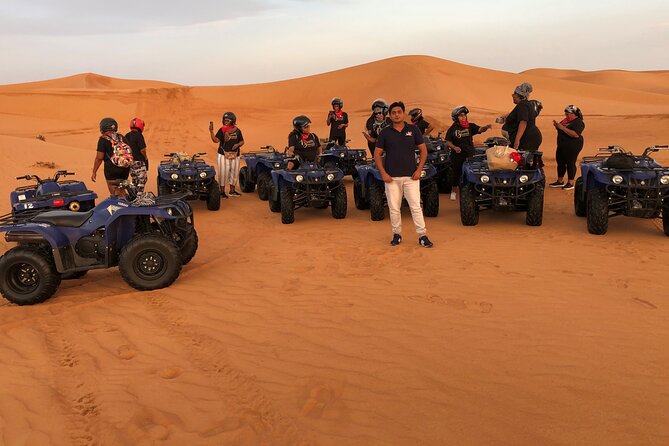 Dubai Morning Desert Quad Bike Tour With Sandboarding & Camel Ride - Booking Process