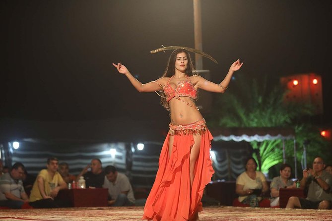 Exciting Dubai Dune Buggy Safari & Sand Boarding & BBQ Dinner & Belly Dance Show - Sandboarding and Camel Riding