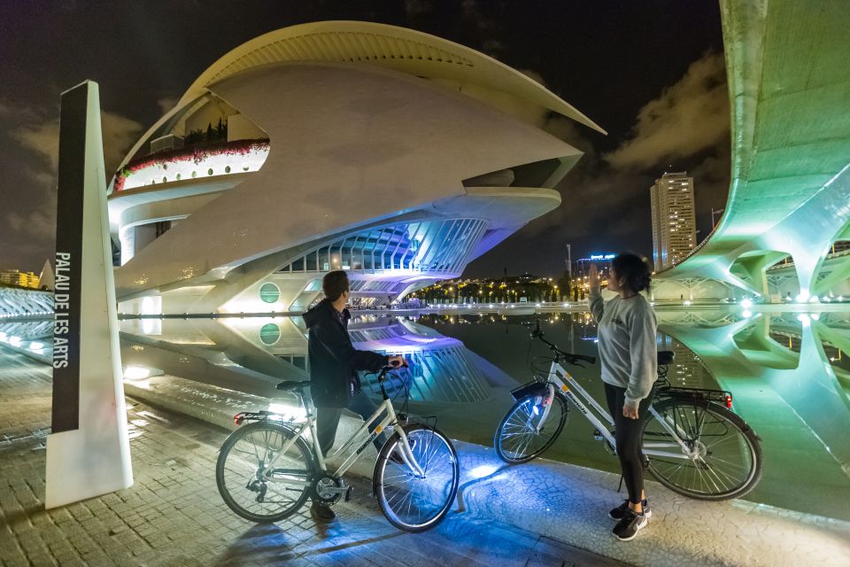 Explore Valencia by Night: 2-Hour Night Bike Tour - Inclusions