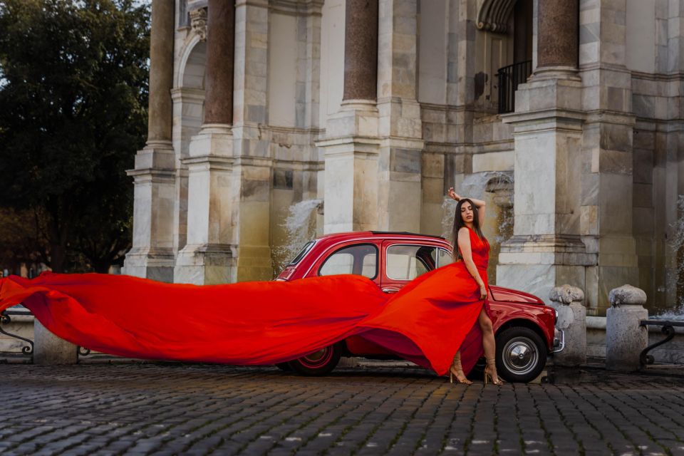 Flying Dress Rome Photoshoot - Experience Description