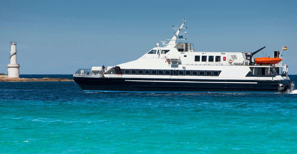 Formentera: Round-Trip Ferry Ticket From Ibiza - Booking Information