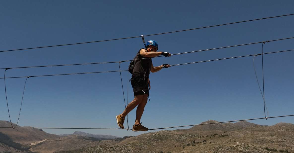 From Granada: Climb Zafarraya's 'Via Ferrata John Hogbin' - Full Description