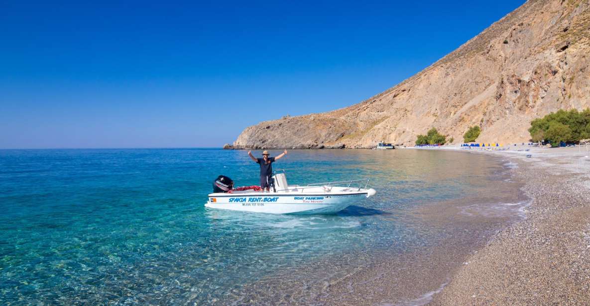From Hora Sfakion: Private Boat Rental for Day Cruising - Meeting Point and Price