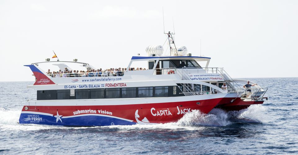 From Santa Eulalia: Formentera Roundtrip Ferry - Meeting Points