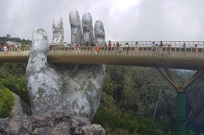 GOLDEN BRIDGE BA NA HILLS & MARBLE MOUNTAIN -Private Guided Tour - Inclusions