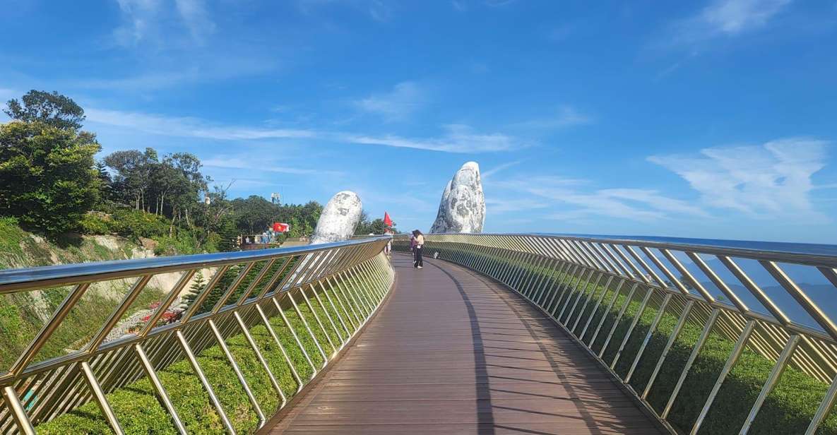 Golden Bridge Ba Na Hills & Marble Mountain Private Tour - French Village Attractions