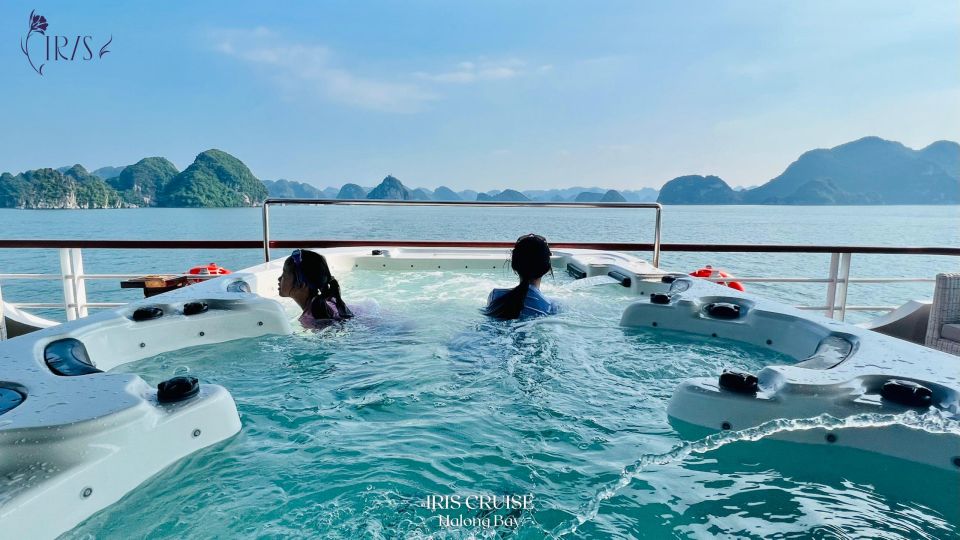 Ha Long Bay: Full Day Luxury Cruise, Jacuzzi, Caves & Island - Caves Exploration and Adventure