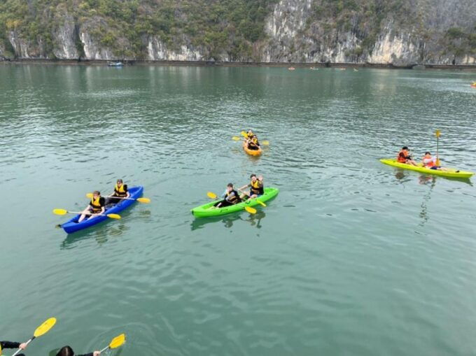 Hanoi - Lan Ha Bay 1 Day With Kayaking , Swimming and Cave - Full Description