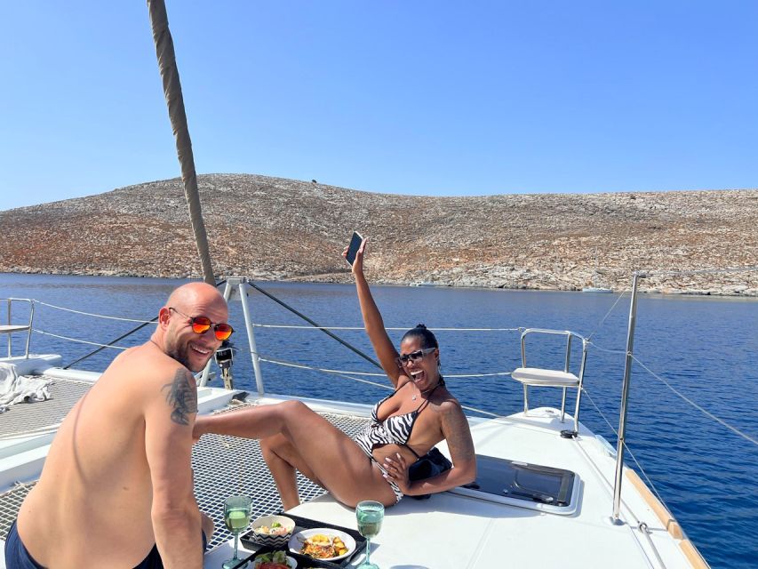 Heraklion: Catamaran Sailing Trip to Dia Island W/Lunch - Activity Description