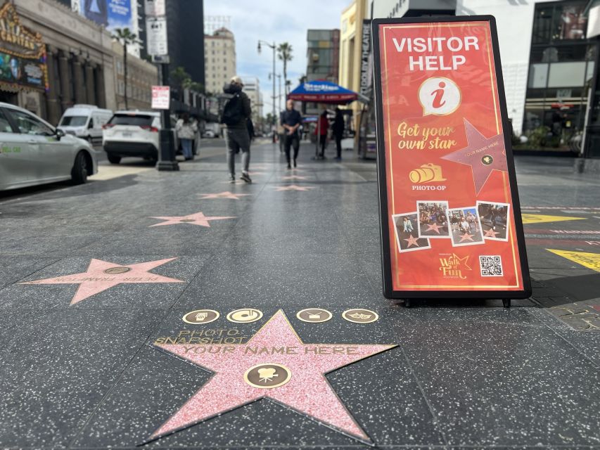 Hollywood: Get Your Own Star on the Walk of Fame Experience - Booking Details