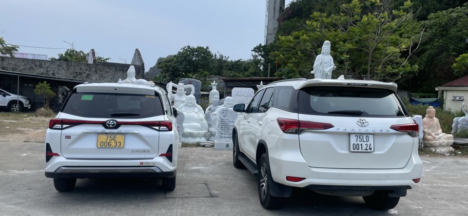 Hue: Private Car to Danang With Sightseeing - Convenient Services