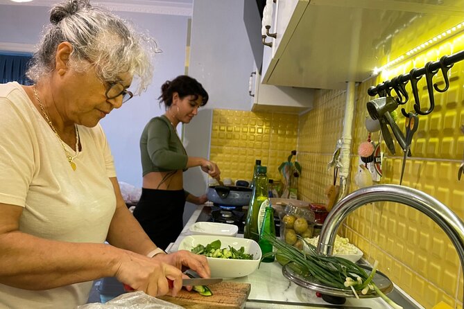 Istanbul Vegan Turkish Food Cooking With Mom and Daughter - Accessibility Information