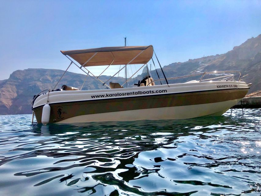 Karolos Rental Boats Santorini - Santorini Hot Springs Experience