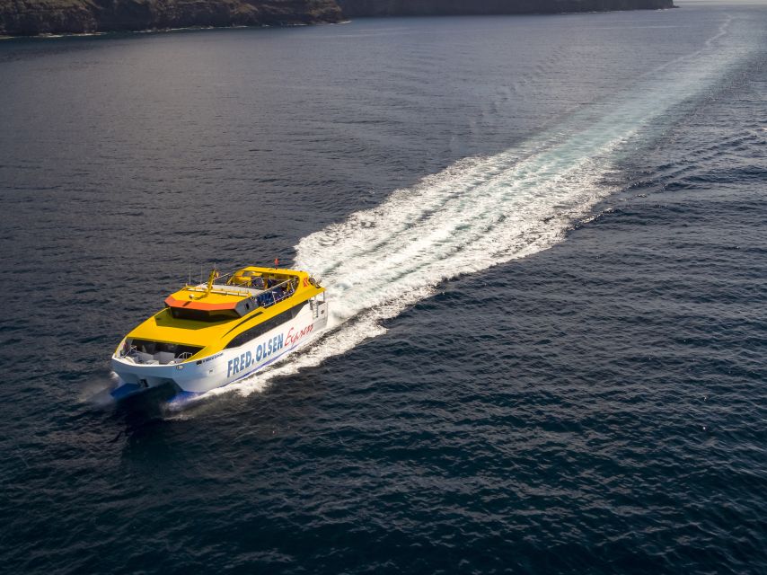 La Gomera: Return Ferry Ticket Internally - Important Reminders