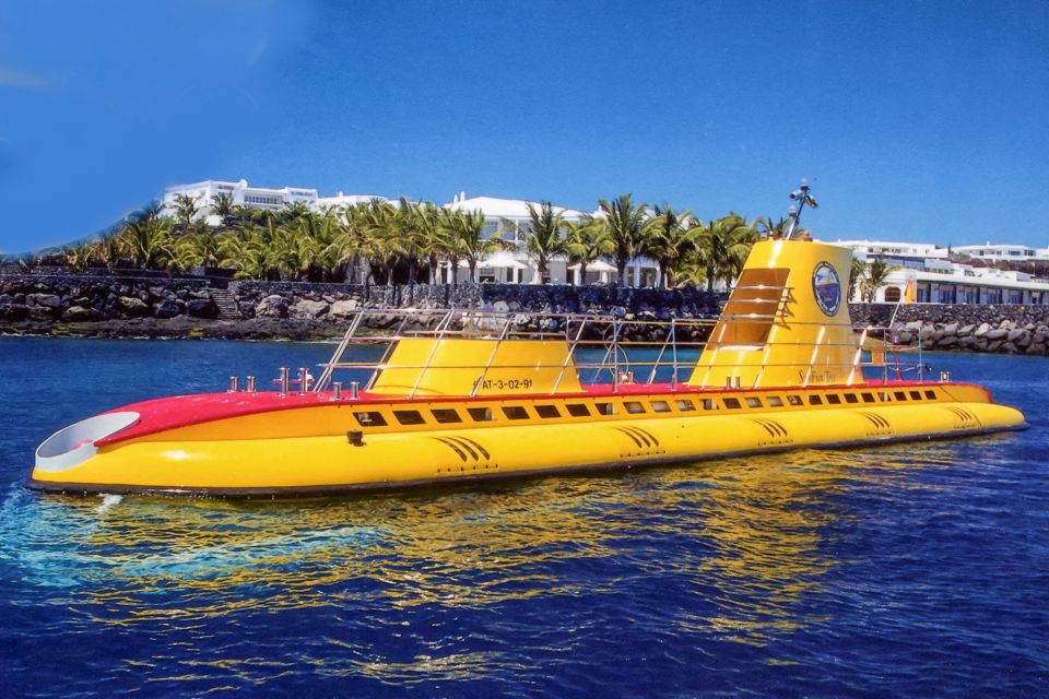 Lanzarote: Real Submarine Dive With Hotel Pickup - Activity Details