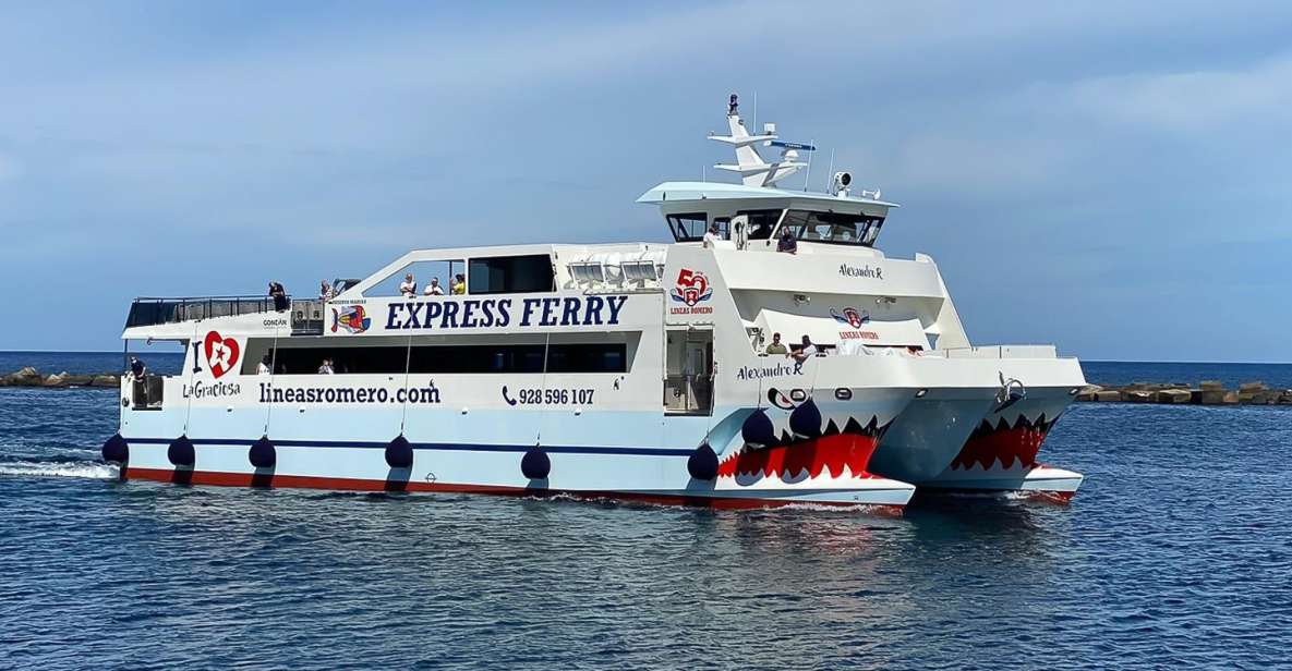 Lanzarote: Roundtrip Ferry Ticket to La Graciosa With Wi-Fi - Destination Highlights