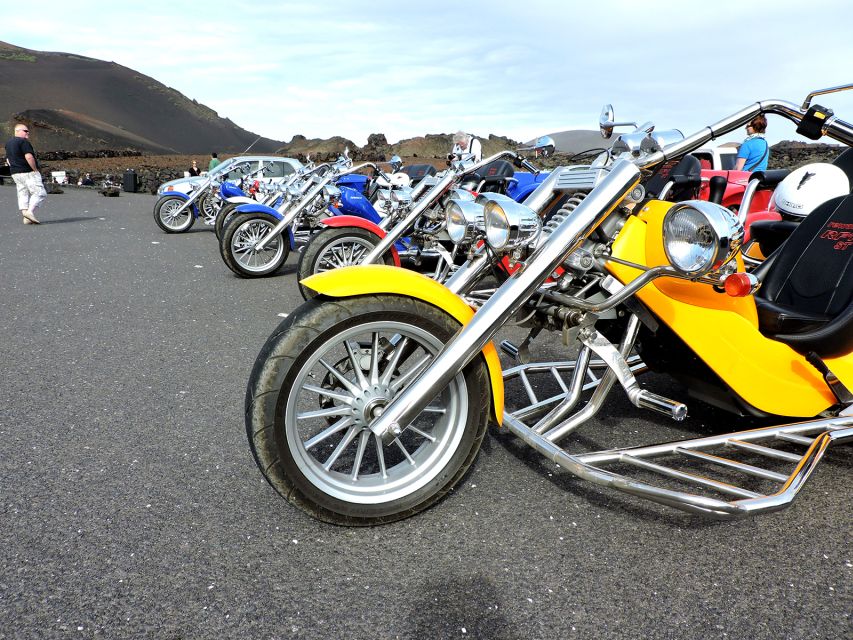 Lanzarote: Three Wheeler Trike Tour for Three People - Inclusions